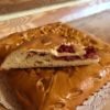 пирог с яблоками и брусниками