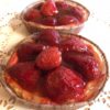 творожная корзиночка с клубникой